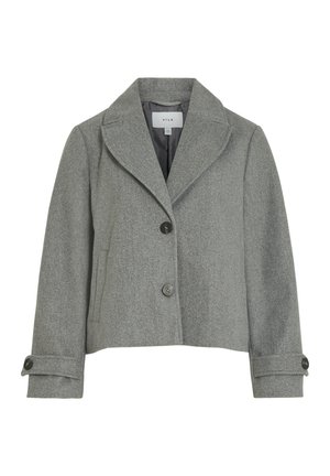 VILA SOLO - Blazer - medium grey melange