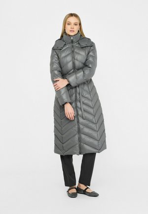 LIU JO LONG WITH HOOD - Páperový kabát - grey