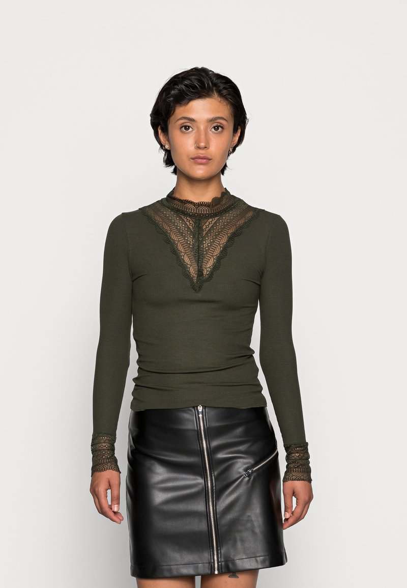 ONLY ONLTILDE HIGH NECK - Longsleeve - rosin
