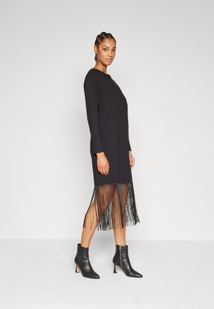 PCLINE FRILL DRESS  - Koktajl obleka/za zabavo - black