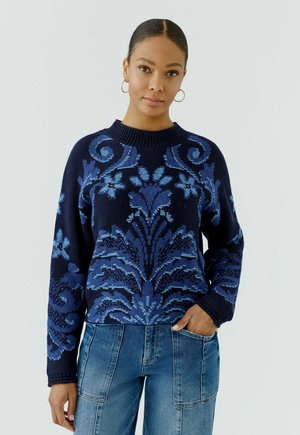 Oui, PULLOVER - Trui - dark blue