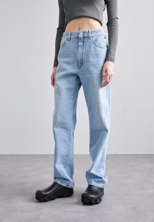 CHOKER TROUSERS - Straight leg jeans - light blue