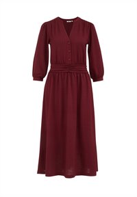 WE Fashion Abito a camicia - burgundy red