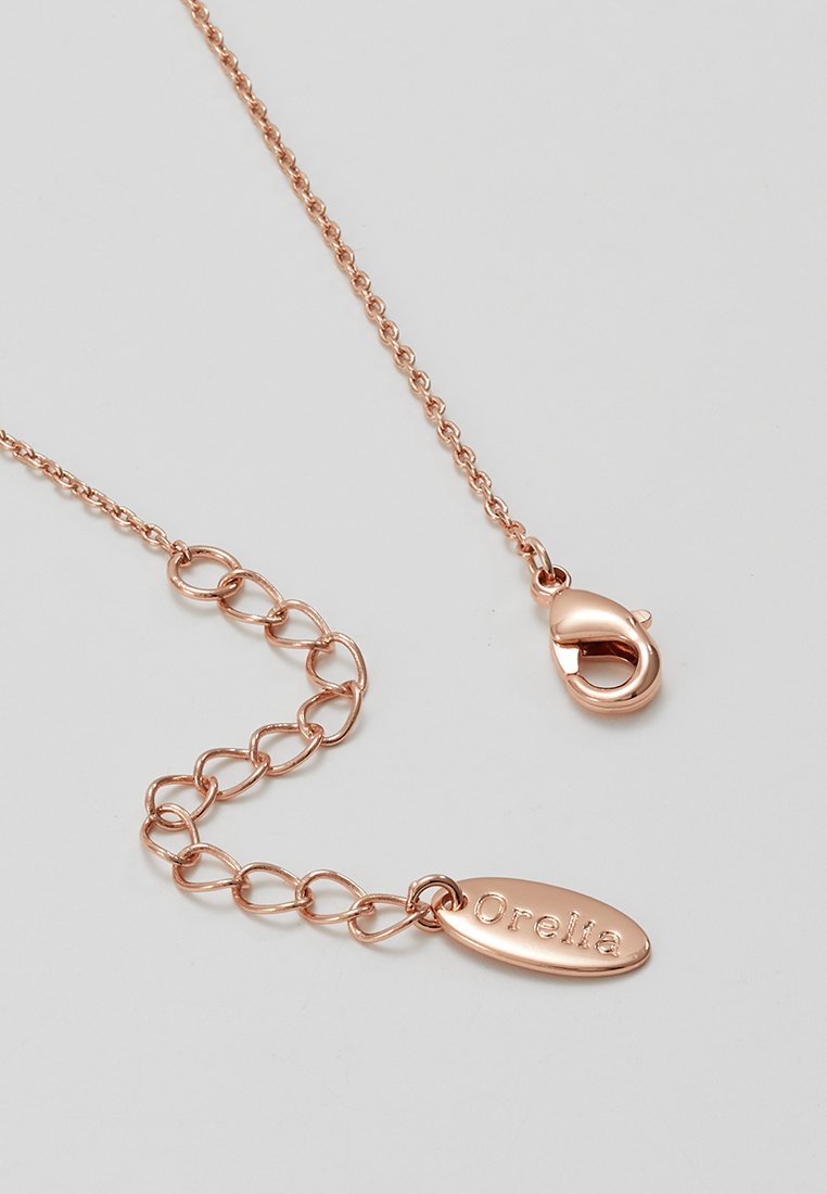 Orelia THRU HEART - Necklace - rose 