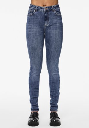 PCDELLY - Jeans Skinny Fit - medium blue denim