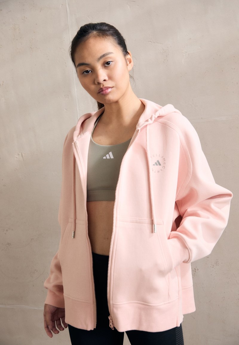 adidas by Stella McCartney Felpa con zip - vapour pink