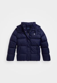 HOODED DOWN JACKET - Sulejope - newport navy w white pp