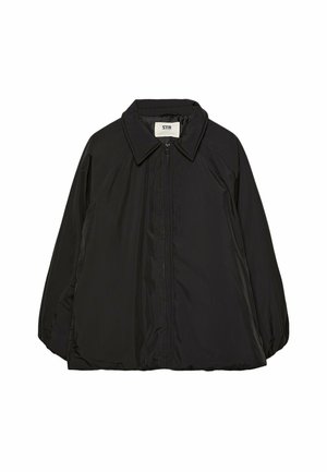 Stradivarius PUFFER  - Välikausitakki - black
