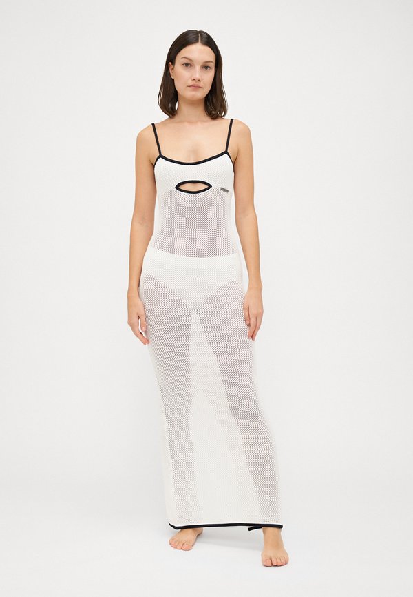 MAXI BEACH DRESS - Beach accessory - cannoli cream3