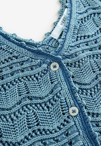 Next REGULAR FIT - WAVE STITCH BUTTON - Weste - blue chambray