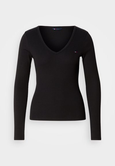 SLIM ESSENTIAL - T-shirt à manches longues - black