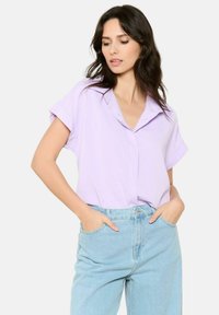 LolaLiza SHORT-SLEEVED - Užsagstoma palaidinė - pastel lilac