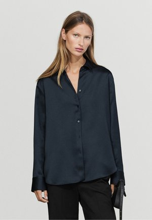 Massimo Dutti, Hemdbluse - dark blue