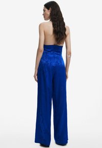 Desigual ASYMMETRIC WIDE LEG FLUID - Kombinezon - blue
