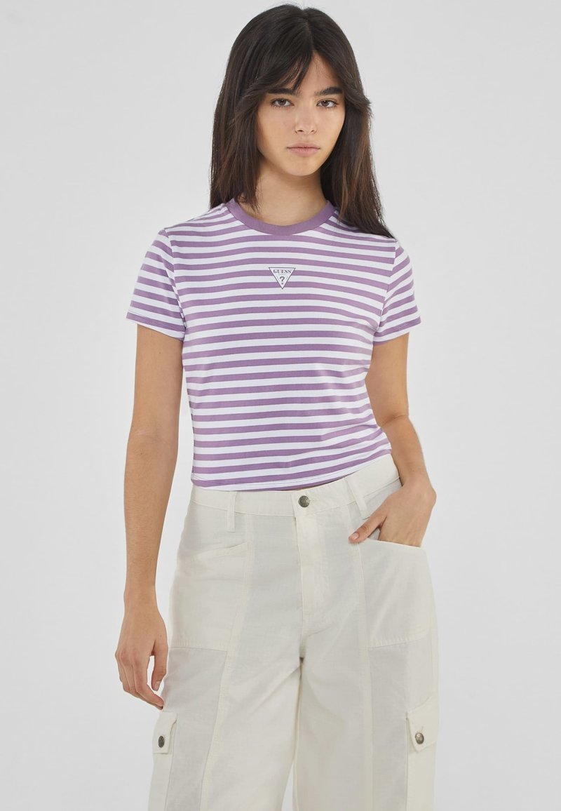 Guess - T-shirt z nadrukiem