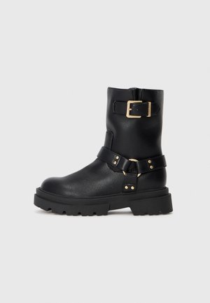 Stivaletti texani / biker - nero