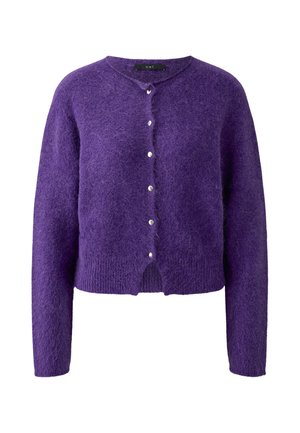 Oui, STRICKJACKE - Strickjacke - ultra violett