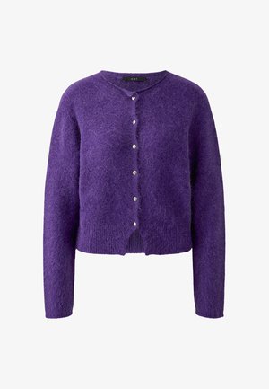 Oui, STRICKJACKE - Strickjacke - ultra violett