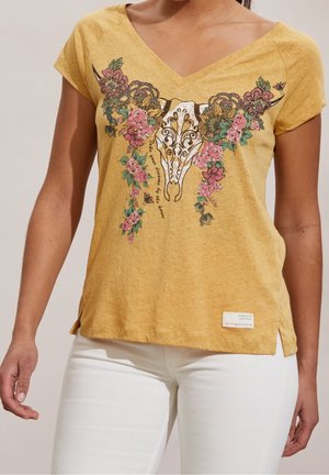 Camiseta estampada - yellow