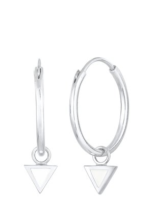 Elli HOOPS PENDANT TRIANGLE - Oorbellen - silber