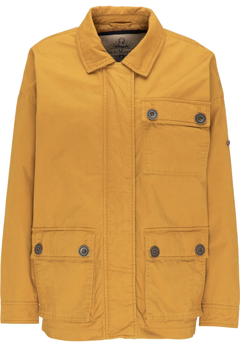 dreimaster Lichte jas geel