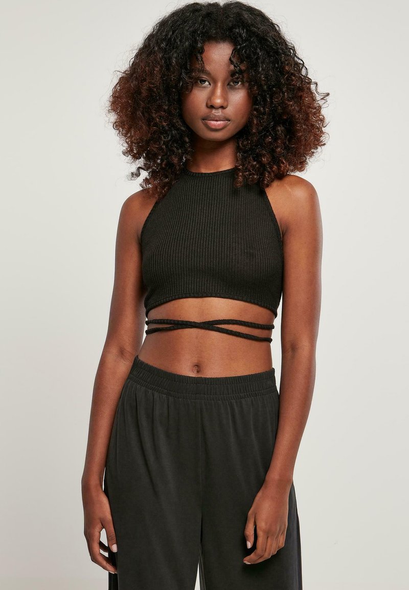 Urban Classics - TRAPEZE CROPPED - Top - black, Vergrößern