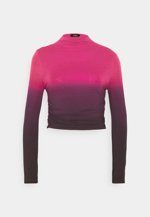 Zign Studio TENCEL ™ LONG SLEEVE GATHERING - T-shirt à manches longues - pink