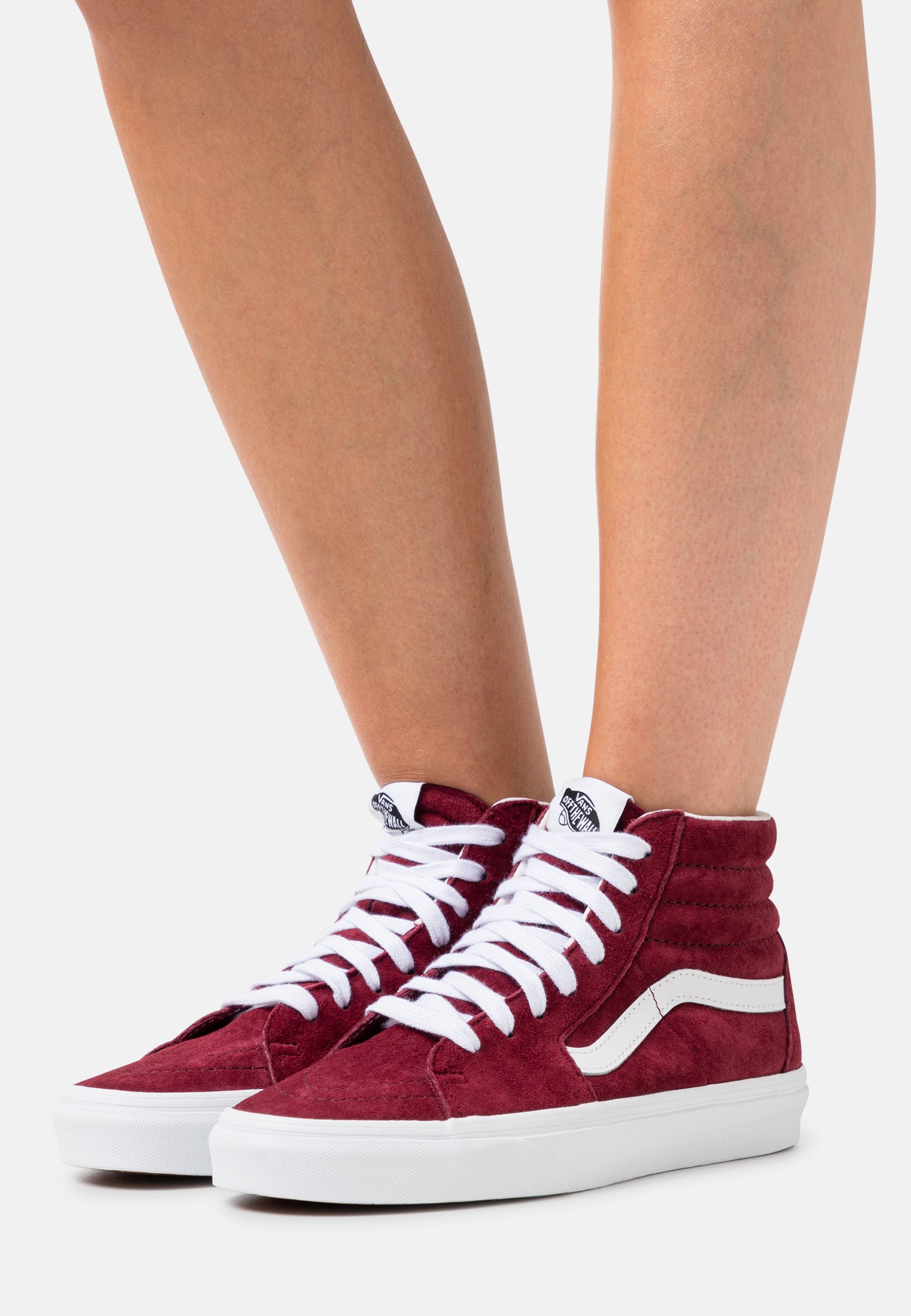 vans montante bordeaux