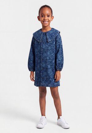 TINYCOTTONS ROSES DRESS - Τζιν φόρεμα - blue
