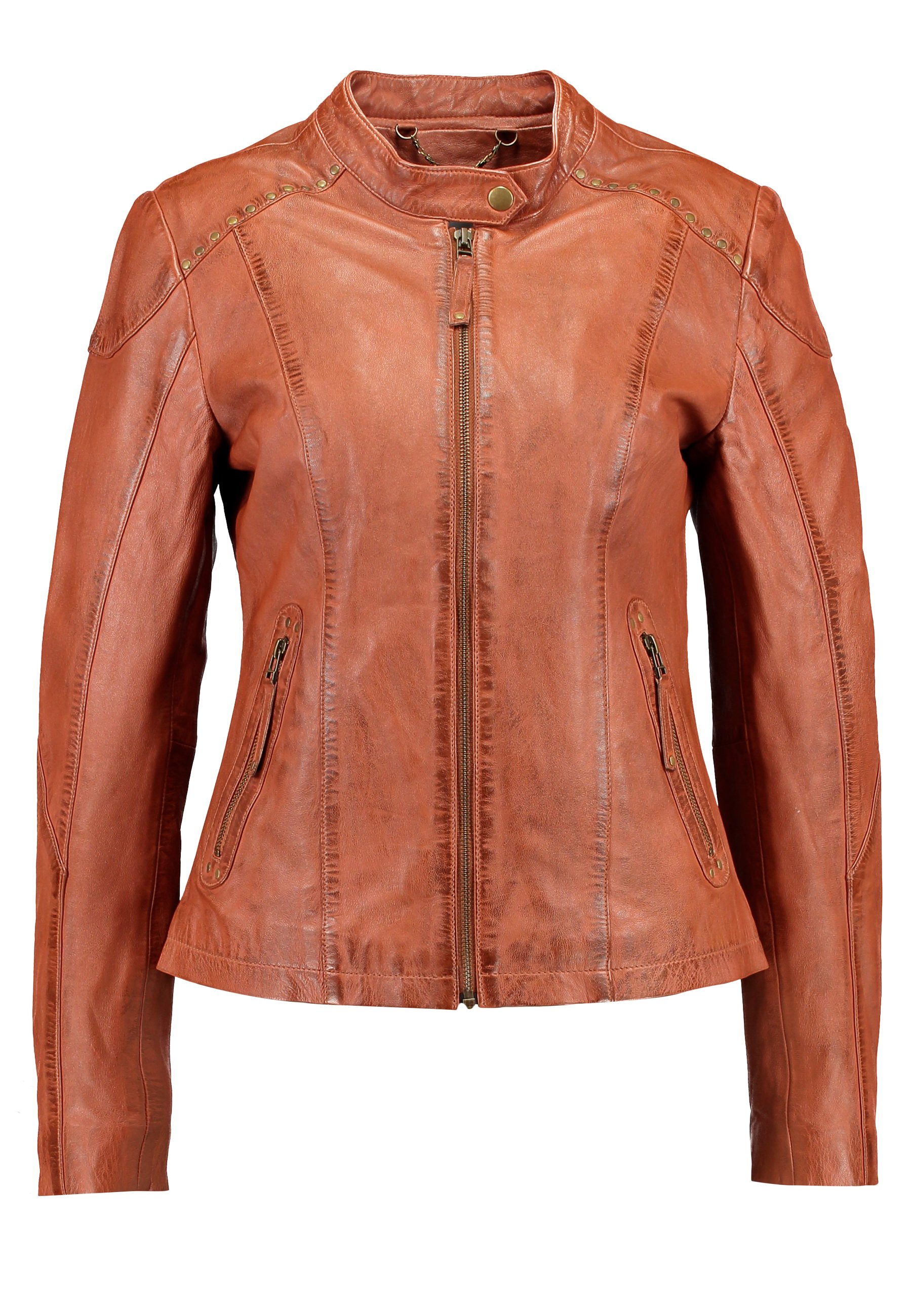 Fransa JACKET Skinnjakke ginger breadmetallic rød Fransa JACKET Skinnjakke ginger breadmetallic rød