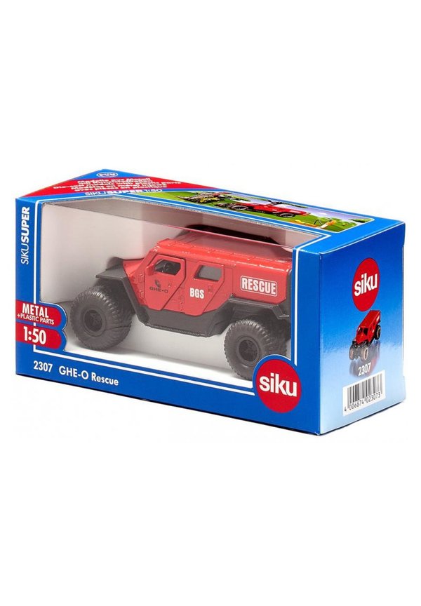 SIKU HULPVOERTUIG GHEO RESCUE STAAL ROOD ZWART – Spielzeugauto – rot
