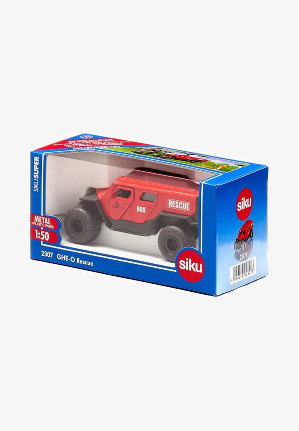 SIKU HULPVOERTUIG GHEO RESCUE STAAL ROOD ZWART – Spielzeugauto – rot