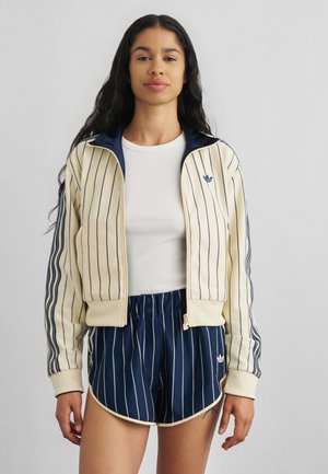 adidas Originals, FIREBIRD - Felpa con zip - warm vanilla/night indigo