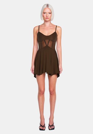 Cassandra - Day dress - brown