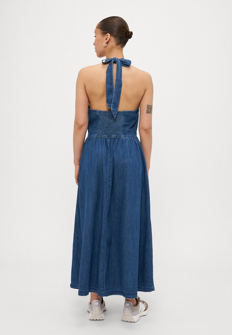 gap denim maxi dress Turquoise main image 1