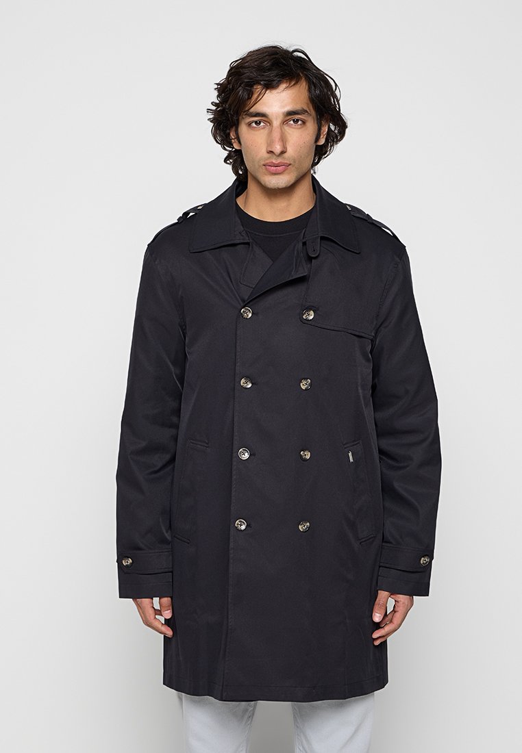 dreimaster Trenchcoat zwart