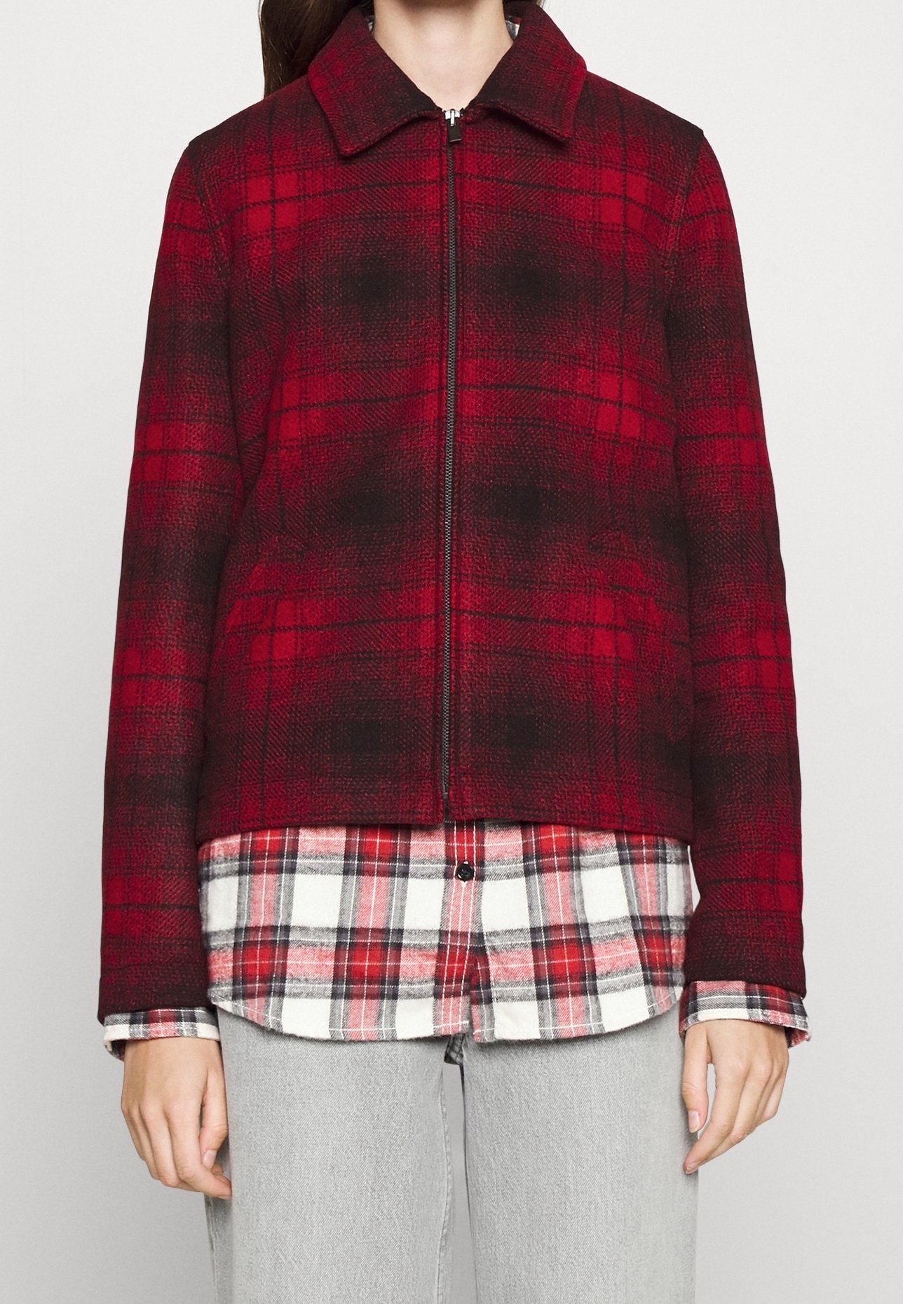 Veste The Kooples Homme Taille S - Flanelle Rouge à Carreaux, Neuve Avec étiquettes