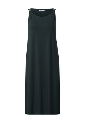 Street One, KNEE-LENGTH DRESS WITH BUCKLE DETAIL - Jerseykjole - deep bound green