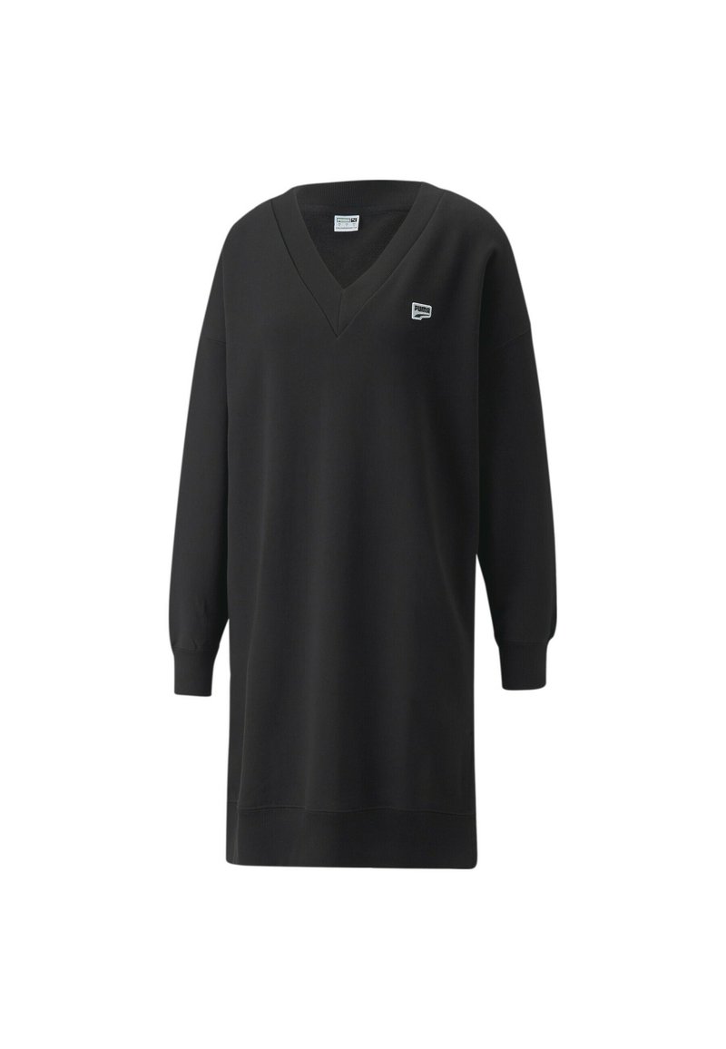 Damen Sportbekleidung | Puma KVINDE Freizeitkleid puma black/schwarz - LB25623 Damen Sportbekleidung | Puma KVINDE Freizeitkleid puma black/schwarz - LB25623