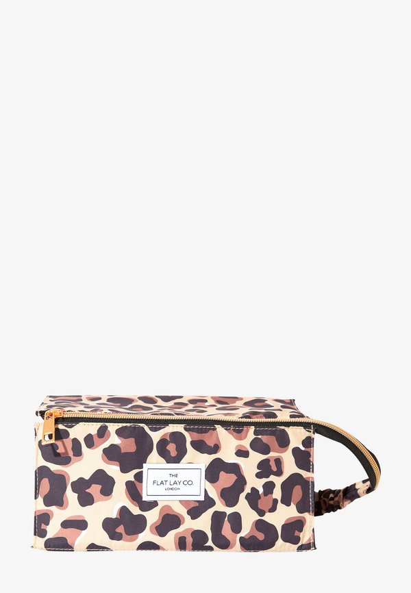 MARSHMALLOW FLAT LAY MAKEUP BOX BAG - Kosmetiktasche - leopard print