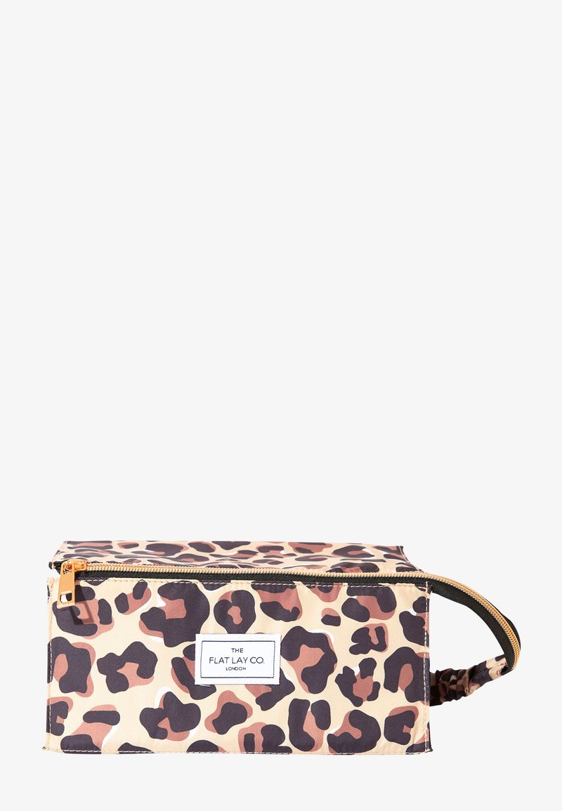 The Flat Lay Co. The Flat Lay Co. THE FLAT LAY CO. MAKEUP BOX BAG - Makeup accessory - leopard print