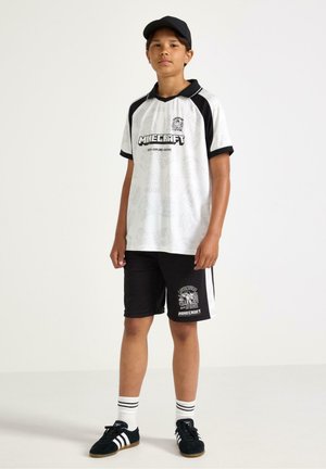 Lindex, LINDEX MINECRAFT SPORT TOP LINDEX - Poloshirts - white