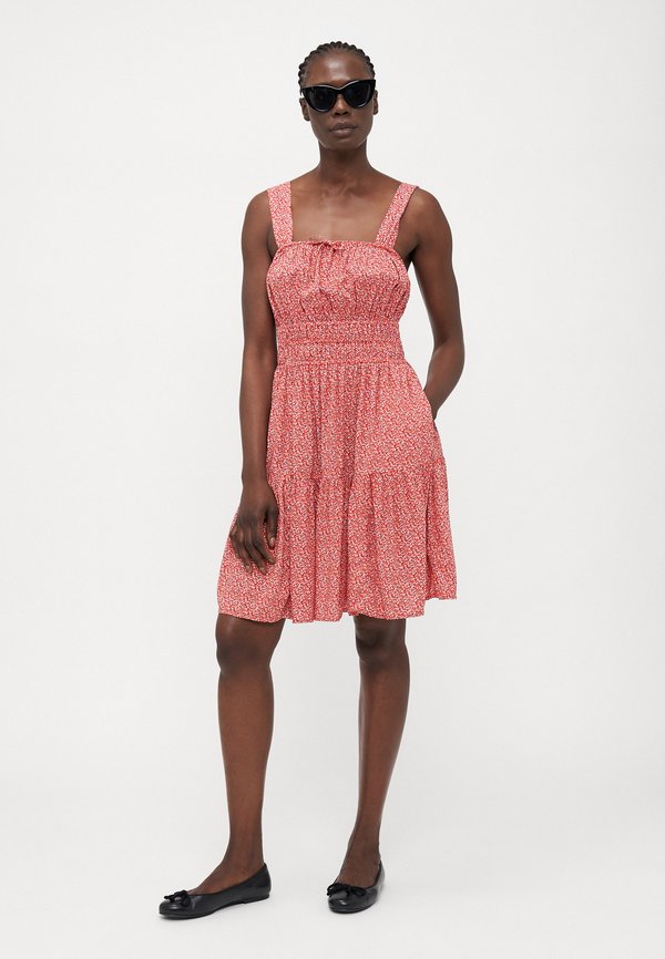 TIE FRONT SMOCKED MINI - Day dress4