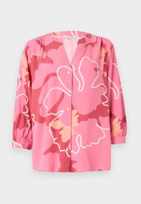 PRINTED WITH PLEATS - Palaidinė - pink