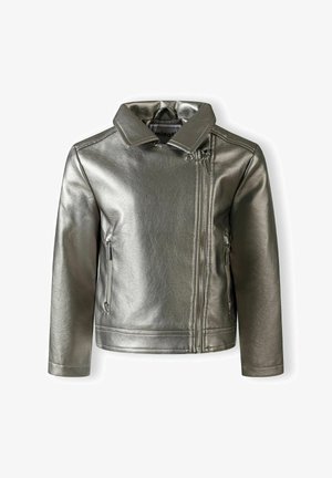 REGULAR - Jakna iz umetnega usnja - silver