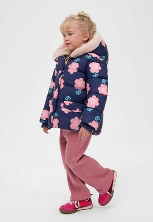MINOTI, PRINTED WITH COSY PLUSH LINNING - WINTER JACKET - Veste d'hiver - dark blue