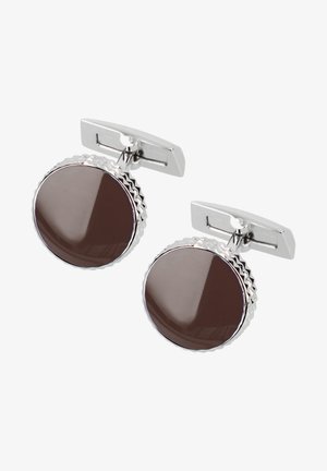 DAVIDOFF Boutons de manchette - chrome lack braun poliert