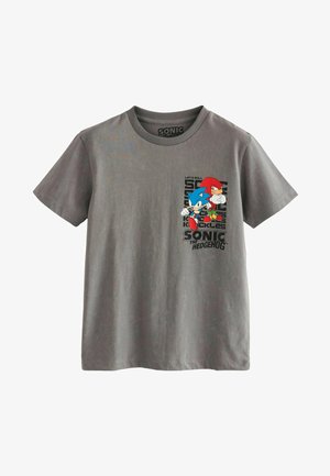 Next LICENSED SONIC REGULAR FIT - Nyomott mintás póló - grey