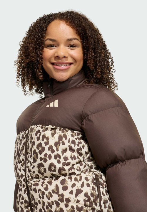 adidas Winter jacket - dark brown crystal linen khaki six crystal linen — foto 3