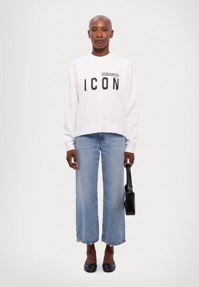 DSQUARED2 ICON COOL FIT CREWNECK - Sweatshirt - white